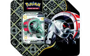 Pokémon TCG: Paldean Fates Tin (Iron Treads ex) - Labyrinth Games & Puzzles