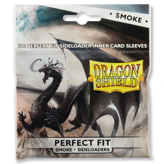 Dragon Shield 100ct Side Loading Perfect Fit Sleeves - Smoke