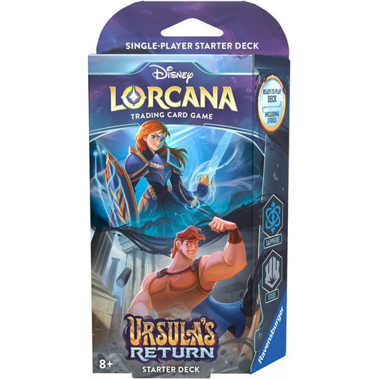 Lorcana TCG: Ursula’s Return Starter Deck Sapphire & Steel
