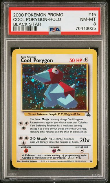 2000 Cool Porygon - PSA 8