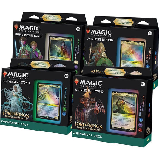 Sealed Case - Lord Of The Rings Commander Deck Set