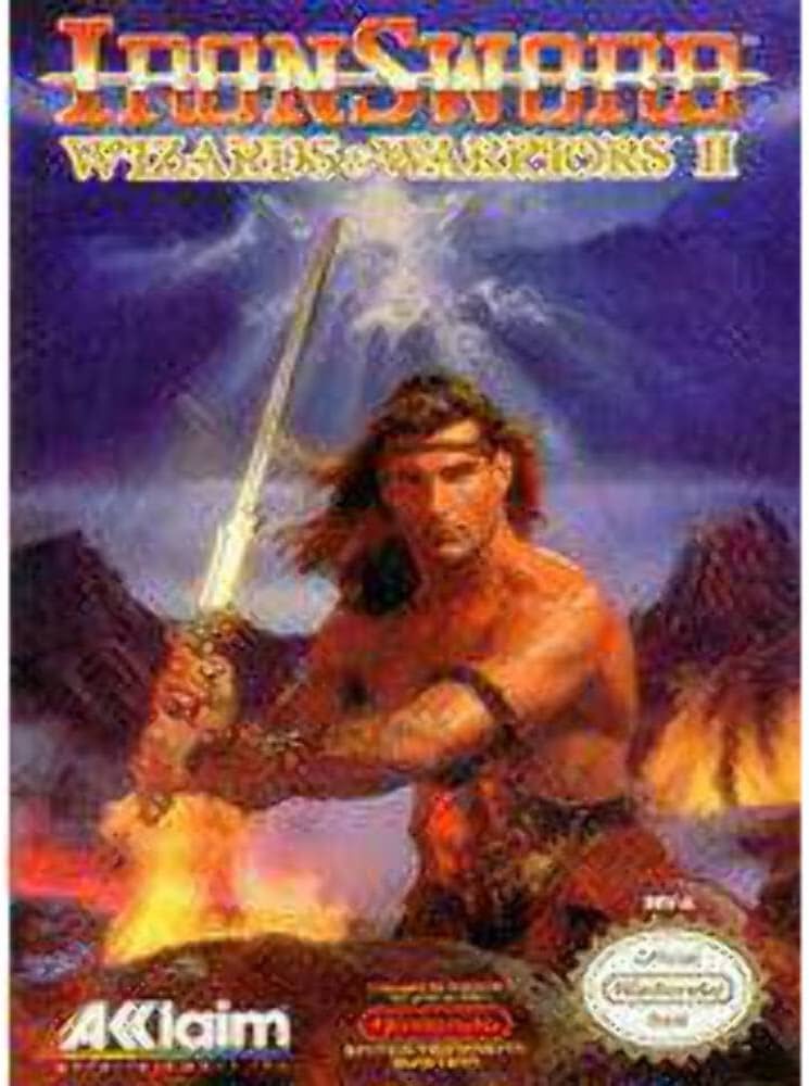 Iron Sword Wizards and Warriors 2 (Nintendo Entertainment System Cartridge)