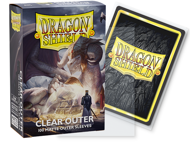Dragon Shield Sleeves - 100ct Outer Sleeves - Matte Clear