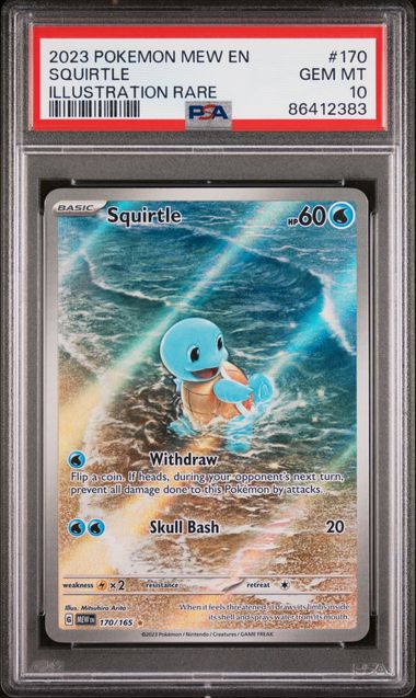 2023 Squirtle 151 - PSA 10