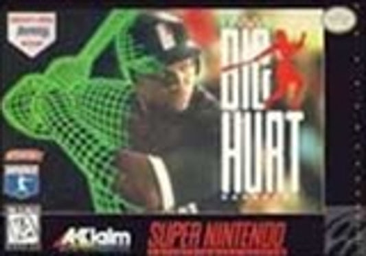 Frank Thomas Big Hurt Baseball (Super Nintendo Cartridge)