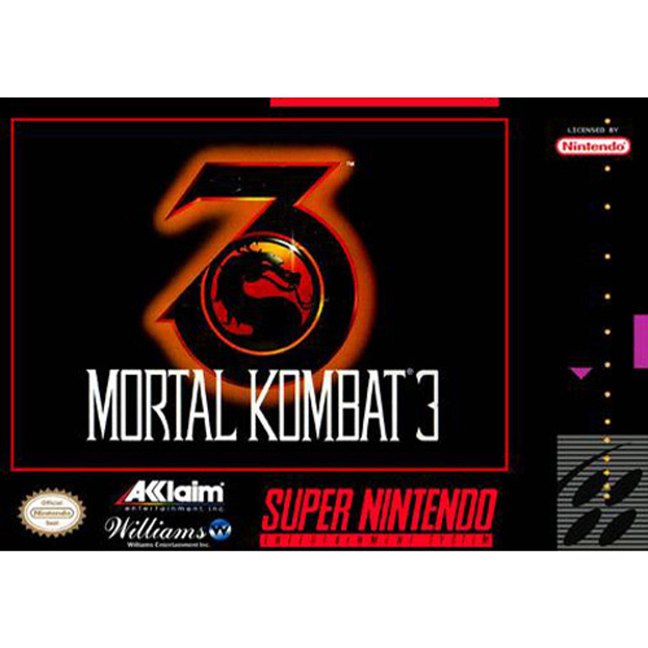 Mortal Kombat 3 (Super Nintendo Cartridge)
