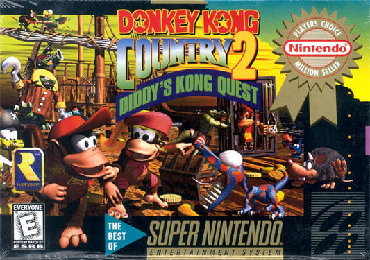 Donkey Kong Country 2 (Super Nintendo Cartridge)