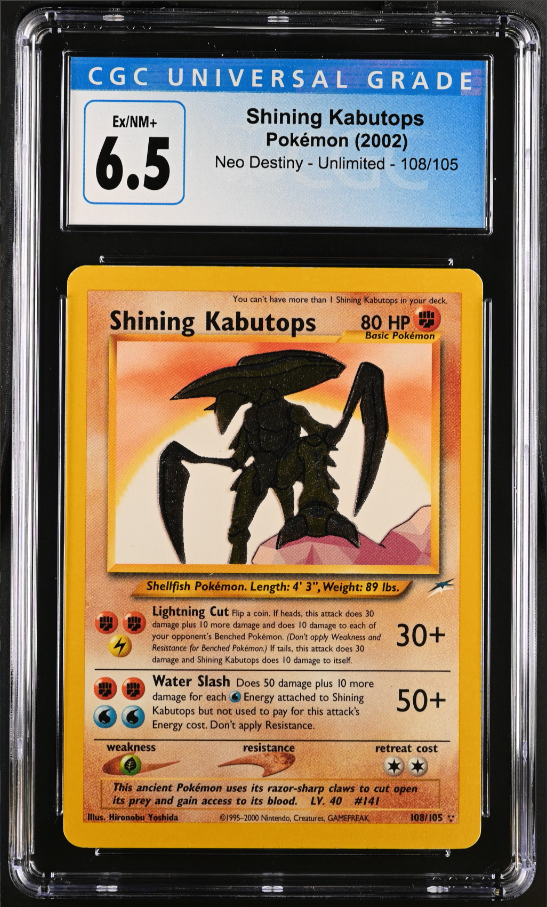 Shining Kabutops - CGC 6.5 - Neo Destiny