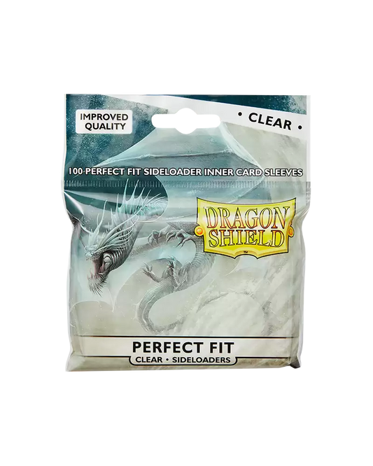 Dragon Shield Perfect Fit Smoke Sealable Inner Card Sleeves 100ct Pack