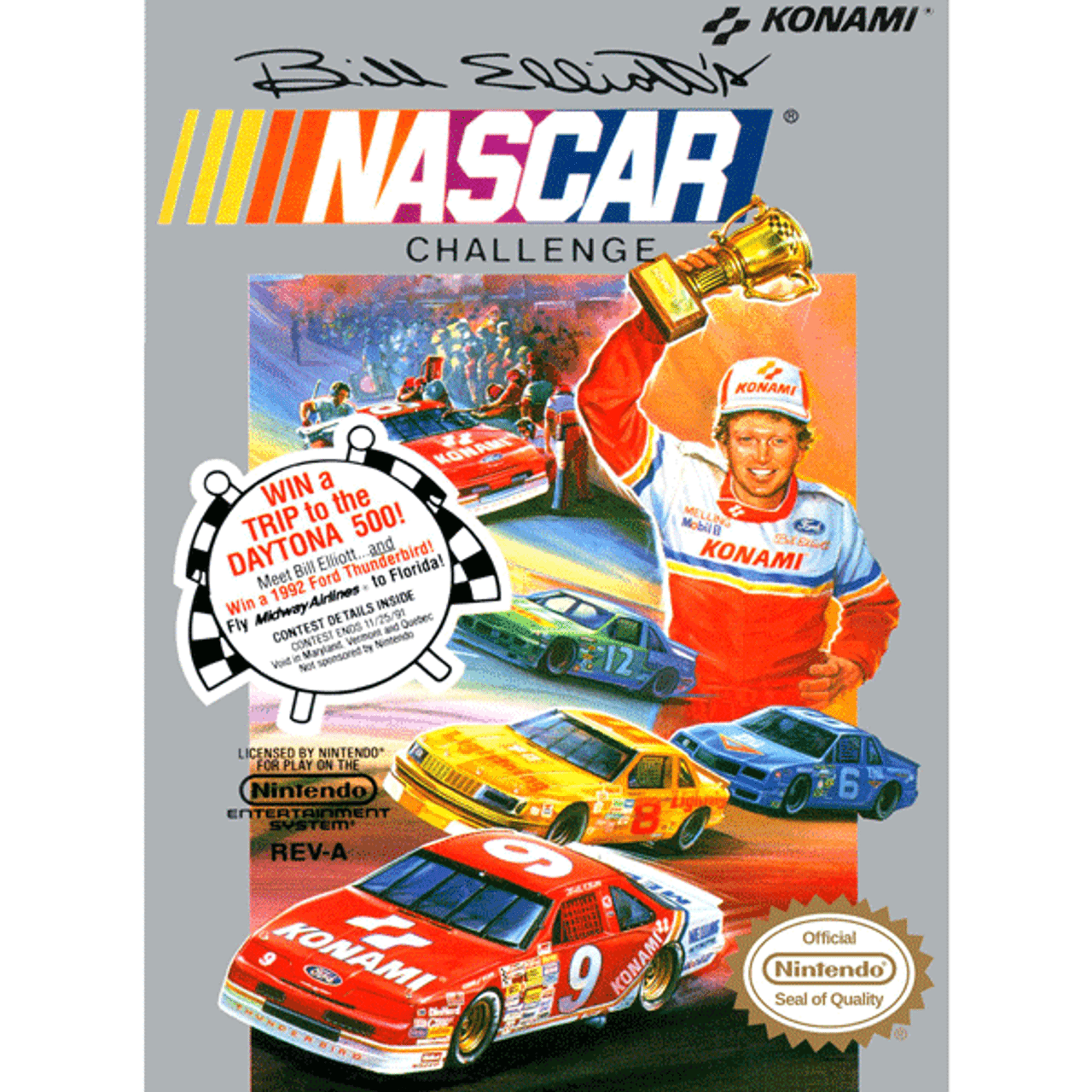 Nascar (Nintendo Entertainment System Cartridge)