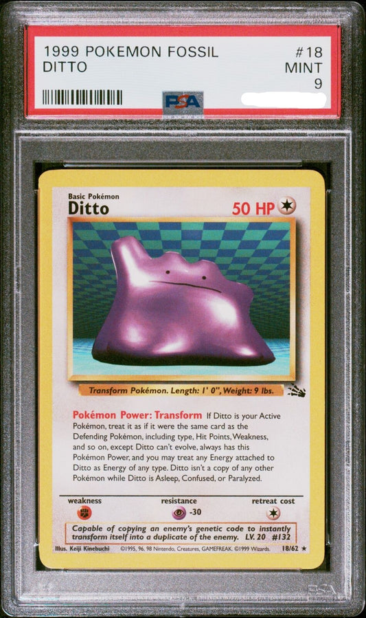 Ditto - PSA 9 - Fossil