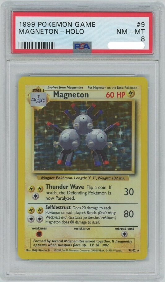 Magneton Holo - PSA 8 - Base Set