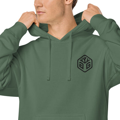 GG Logo - Embroidered Pigment-dyed hoodie