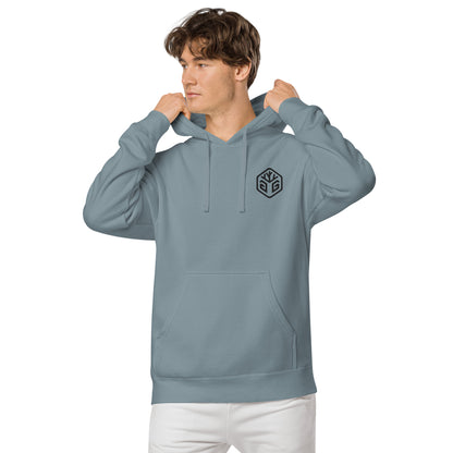 GG Logo - Embroidered Pigment-dyed hoodie