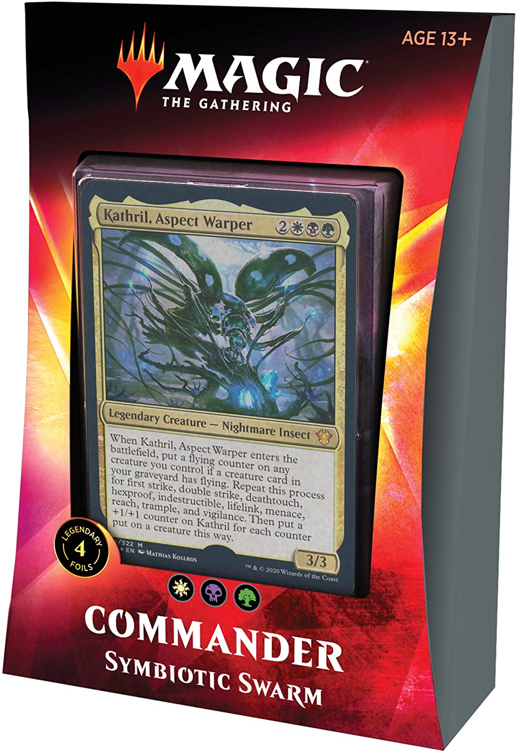 Symbiotic Swarm | 100-Card Ready-to-Play Deck |  Ikoria Commander Deck