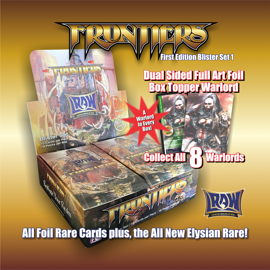 Frontiers First Edition Booster Box - Legions Realms at War