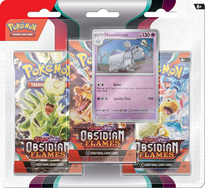 Obsidian Flames Booster 3-Pack Blister