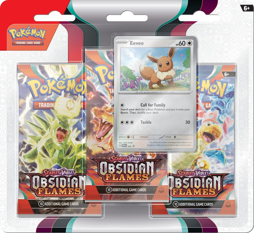 Obsidian Flames Booster 3-Pack Blister